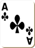 Ace Of Clubs Clip Art